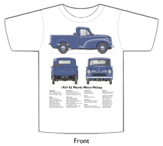 Morris Minor Pickup 1957-62 T-shirt Front